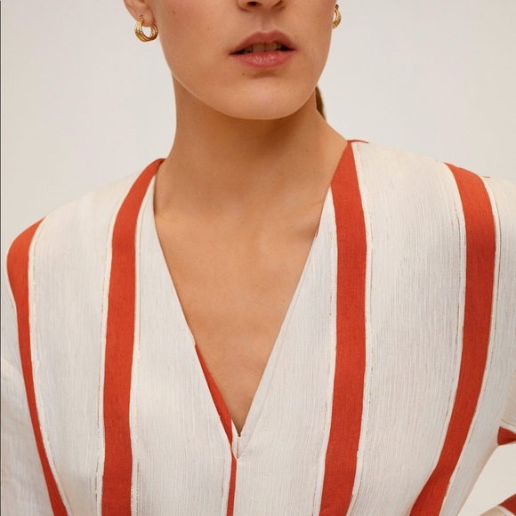 Mango linen blend dress bloggers fav - Picture 5 of 8